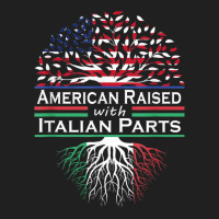 American Italian Pride American Raised With Italian Parts Ladies Polo Shirt | Artistshot