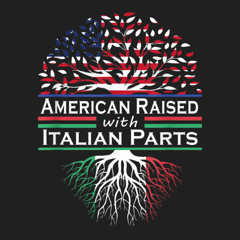 American Italian Pride American Raised With Italian Parts Ladies Polo Shirt by Golden | Artistshot