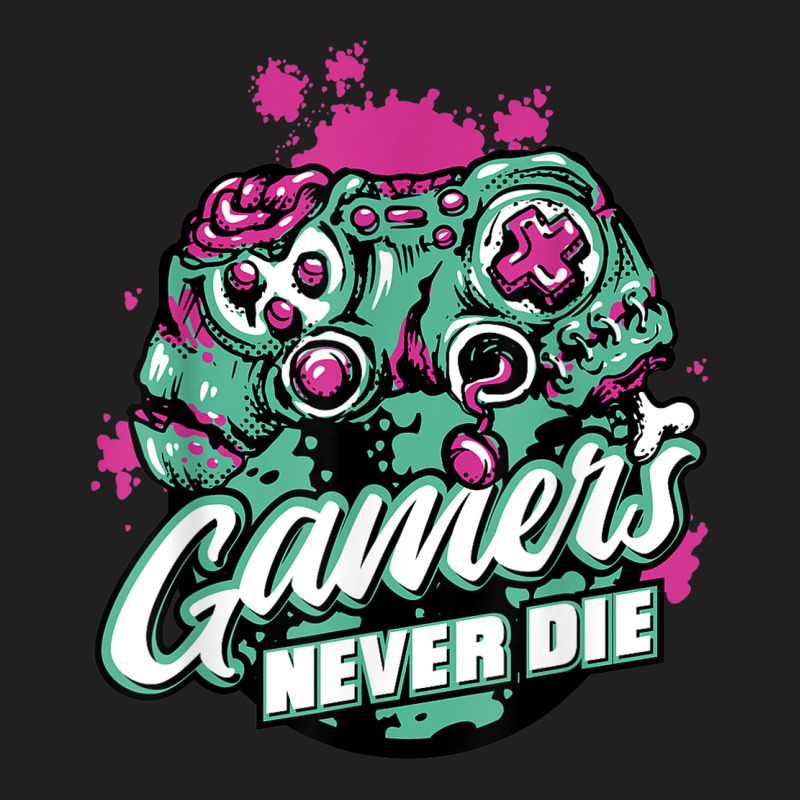 Gamers Never Die Halloween Gaming Costume T-shirt | Artistshot