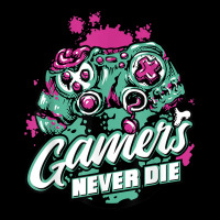 Gamers Never Die Halloween Gaming Costume V-neck Tee | Artistshot