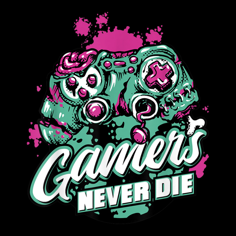 Gamers Never Die Halloween Gaming Costume V-neck Tee | Artistshot