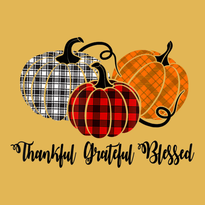 Thankful Grateful Blessed Plaid Shirt Thanksgiving Men Women Vintage Hoodie And Short Set | Artistshot