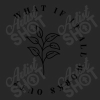 What If It All Works Out Floral Quote, Mental Health Anxiety Men's T-shirt Pajama Set | Artistshot