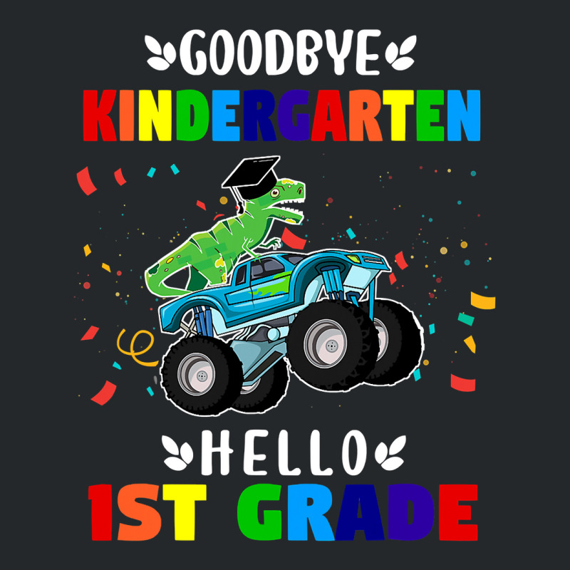 Goodbye Kindergarten Hello First Grade Graduation Boy Crewneck Sweatshirt | Artistshot