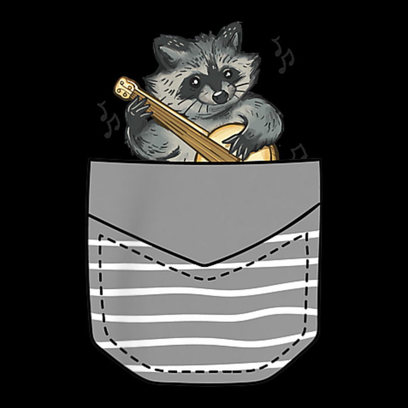 Banjo Instrument Raccoon In Pocket Pocket T-shirt | Artistshot