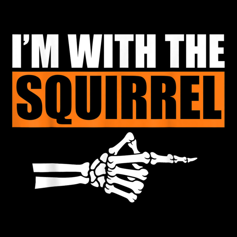 I'm With The Squirrel Halloween Costume Party Matching Pocket T-shirt | Artistshot