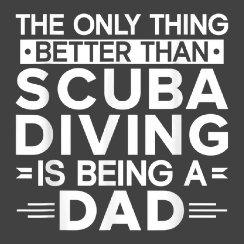 Scuba Diving Dad Underwater Ocean Lover Funny Scuba Diver Vintage T-shirt | Artistshot