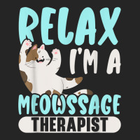 Relax I'm A Meowssage Therapist Cat Owner Kitty Unisex Hoodie | Artistshot