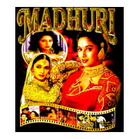 Madhuri Dixit, Madhuri Dixit Vintage, Madhuri Dixit Art, Madhuri Dixit Women's Pajamas Set | Artistshot