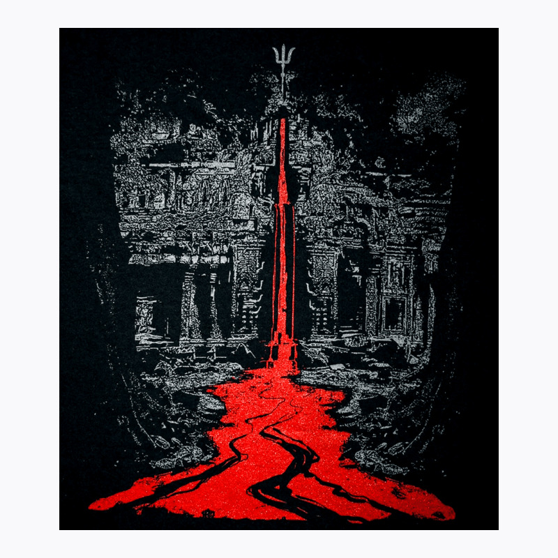 Temple Of The Bleeding Trident, Shiva, Trishul, Temple Of The Bleeding T-shirt | Artistshot