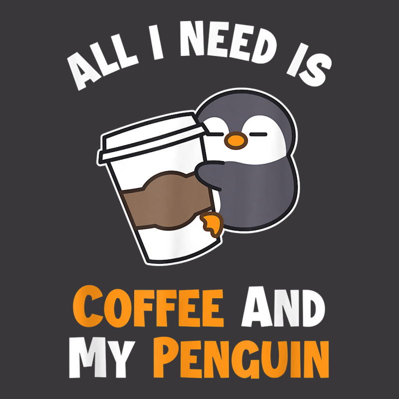 Coffee And My Penguin Sea Bird King Emperor Penguin Ladies Curvy T-Shirt by ImmanUnde | Artistshot