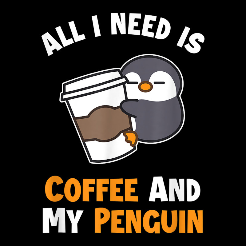 Coffee And My Penguin Sea Bird King Emperor Penguin Maternity Scoop Neck T-shirt by ImmanUnde | Artistshot