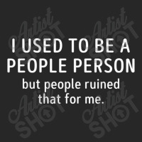 I Used To Be A People Person Bupeople Ruined Thafor Me Animations Char Men's T-shirt Pajama Set | Artistshot