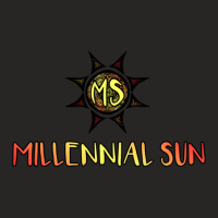 Millennial Sun 1.png Ladies Fitted T-shirt | Artistshot