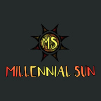 Millennial Sun 1.png Women's Triblend Scoop T-shirt | Artistshot