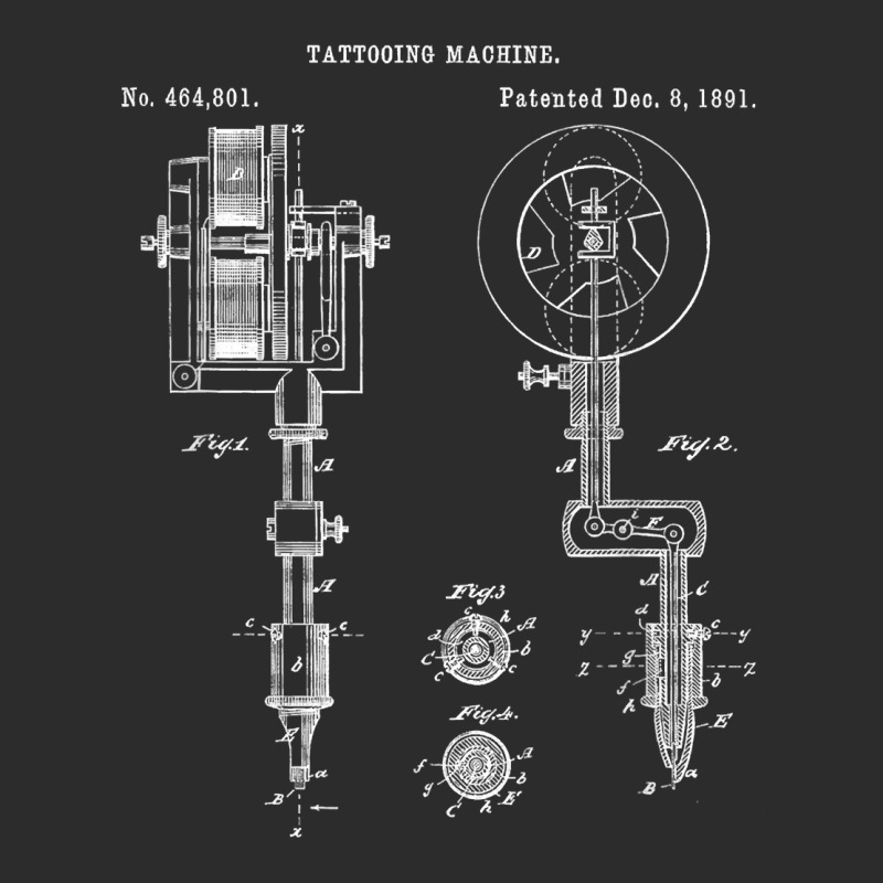 Vintage Tattoo Artist Gun - Inking Machine Drawing Tee Exclusive T-shirt by LaynieWash | Artistshot