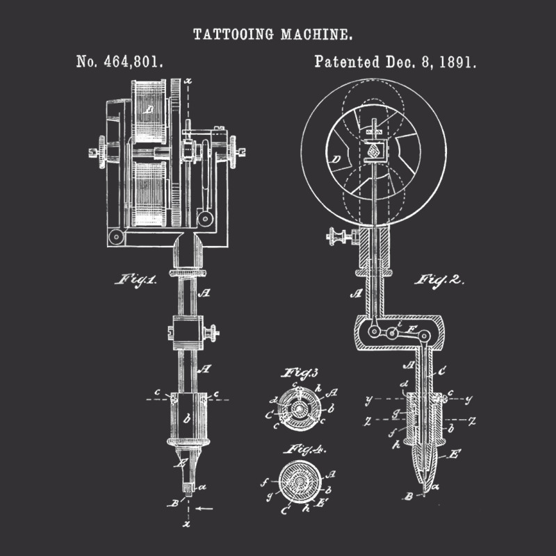 Vintage Tattoo Artist Gun - Inking Machine Drawing Tee Vintage Short by LaynieWash | Artistshot