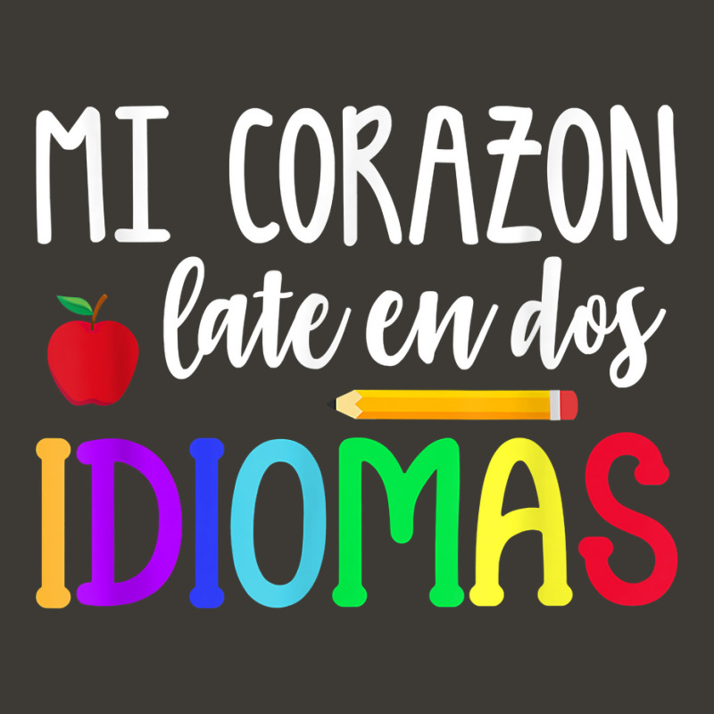 Mi Corazon Late En Dos Idiomas Bilingual T Shirt Bucket Hat by cm-arts | Artistshot