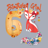 Fox Animal Lovers 6th Birthday Girl Fox B-day 6 Year Old Tank Dress | Artistshot