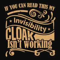 If You Can Read This My Invisibility Cloak Isn't Working Pullover Hood Crop Top | Artistshot