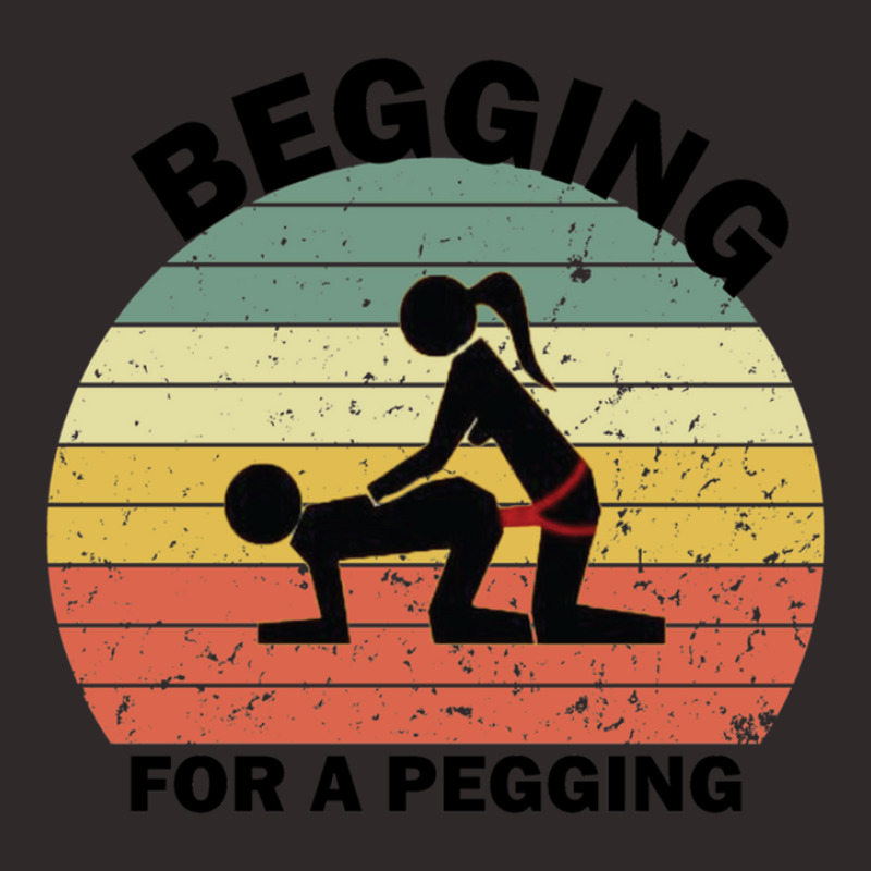 Begging For A Pegging Dominatrix Mistress Bdsm Pegged Racerback Tank | Artistshot