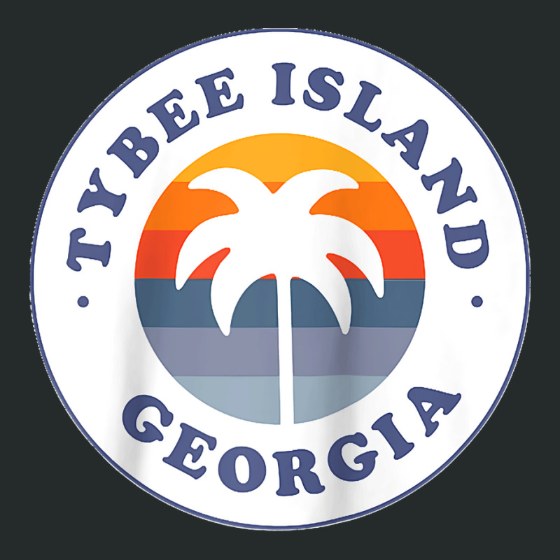 Tybee Island Georgia Ga Palm Tree Beach Vacation Souvenirs Raglan Base Women's Triblend Scoop T-shirt by cm-arts | Artistshot