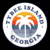 Tybee Island Georgia Ga Palm Tree Beach Vacation Souvenirs Raglan Base Cropped Hoodie | Artistshot