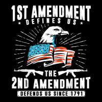 First Amendment Defines Us   The Second Defends Us T Shirt Pocket T-shirt | Artistshot