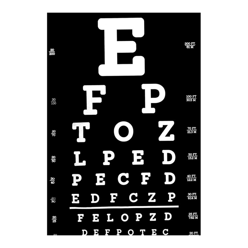 Custom Eye Test Chart, Eye Test Charts, The Eye Test Chart, Eye Test