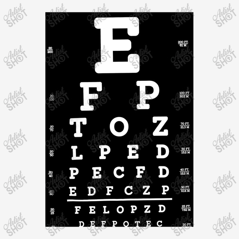 Custom Eye Test Chart, Eye Test Charts, The Eye Test Chart, Eye Test