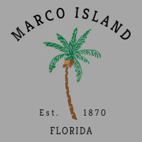 Womens Marco Island Florida Colorful Palm Tree Retro Novelty Art V Nec Toddler Sweatshirt | Artistshot