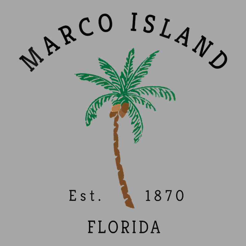 Womens Marco Island Florida Colorful Palm Tree Retro Novelty Art V Nec Toddler Sweatshirt by cm-arts | Artistshot