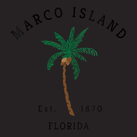 Womens Marco Island Florida Colorful Palm Tree Retro Novelty Art V Nec Vintage Cap | Artistshot