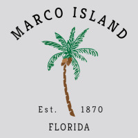 Womens Marco Island Florida Colorful Palm Tree Retro Novelty Art V Nec Women's Triblend Scoop T-shirt | Artistshot