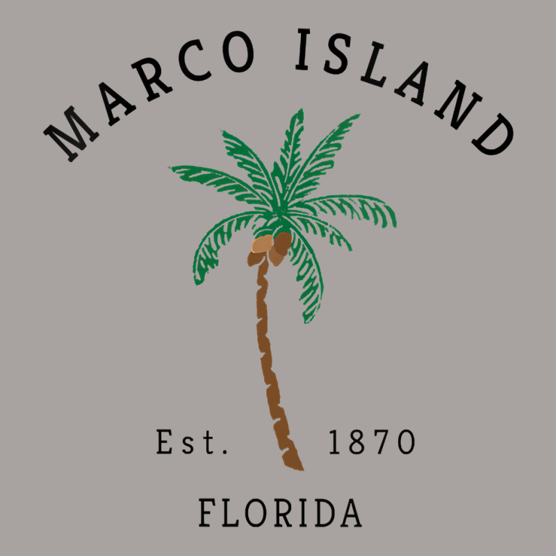 Womens Marco Island Florida Colorful Palm Tree Retro Novelty Art V Nec Racerback Tank by cm-arts | Artistshot