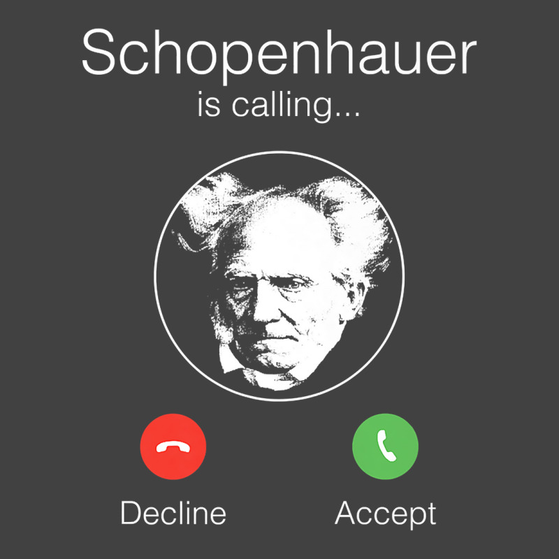 Schopenhauer Is Calling   Nihilist Philosophy Premium T Shirt Vintage T-Shirt by cm-arts | Artistshot