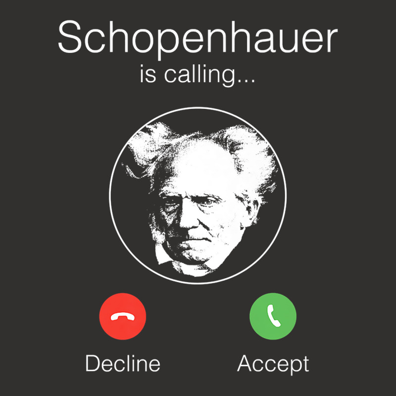 Schopenhauer Is Calling   Nihilist Philosophy Premium T Shirt Champion Hoodie by cm-arts | Artistshot