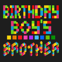 Building Brick Block Brother Of Birthday Boy Classic T-shirt | Artistshot