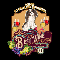 Tri Colour King Charles Spaniel Best Wine - Dog Owner Wine Lover Gifts Adjustable Cap | Artistshot