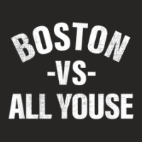 Boston Vs All Youse Funny New England Accent Slang Boy Girl Ladies Fitted T-shirt | Artistshot