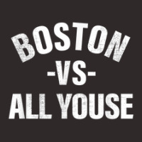 Boston Vs All Youse Funny New England Accent Slang Boy Girl Racerback Tank | Artistshot