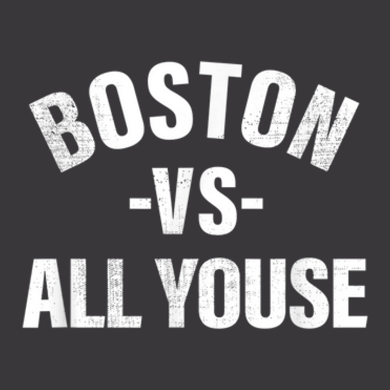 Boston Vs All Youse Funny New England Accent Slang Boy Girl Ladies Curvy T-Shirt by Kaiser | Artistshot