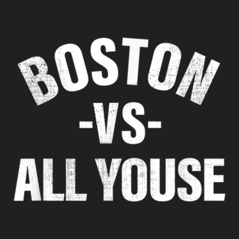 Boston Vs All Youse Funny New England Accent Slang Boy Girl Ladies Polo Shirt by Kaiser | Artistshot