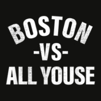 Boston Vs All Youse Funny New England Accent Slang Boy Girl Scorecard Crop Tee | Artistshot