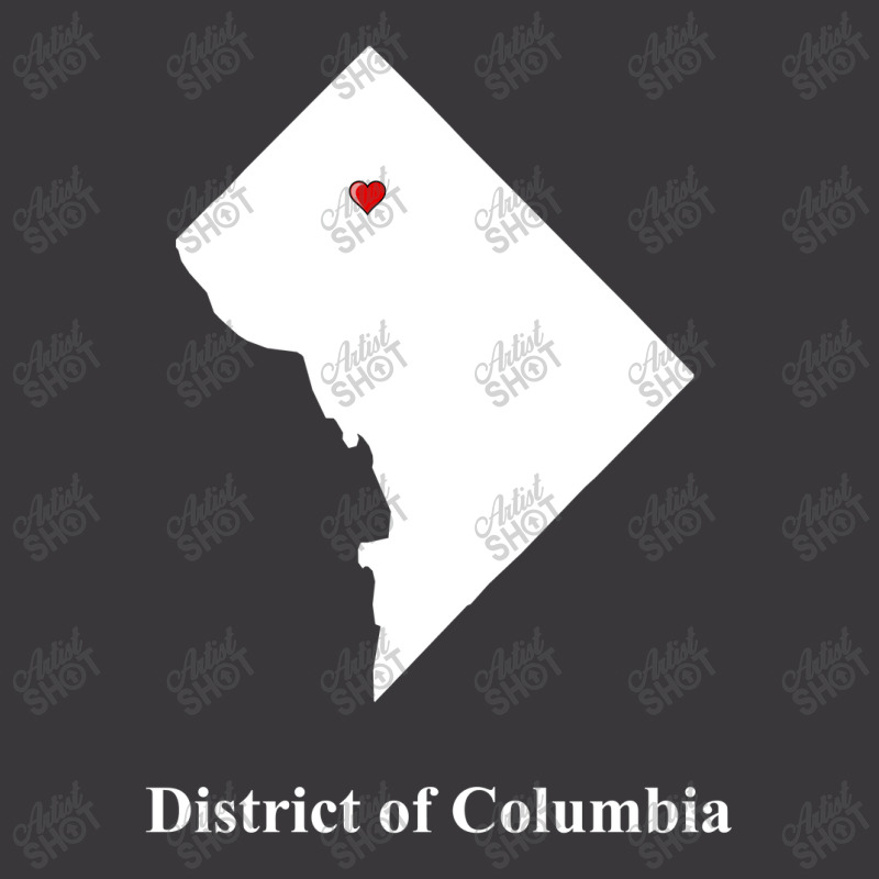 District Of Columbia Love Map Ladies Curvy T-Shirt by Yunusmurte | Artistshot