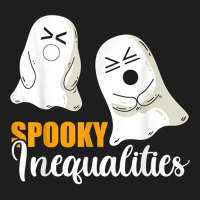 Men Halloween Math Teacher Shirt, Spooky Inequalities Ghosts T Shirt Classic T-shirt | Artistshot