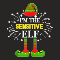 I'm The Sensitive Elf Family Matching Group Xmas Costume Tank Top Ladies Fitted T-shirt | Artistshot