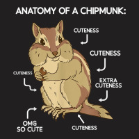 Anatomy Cute Chipmunk T-shirt | Artistshot