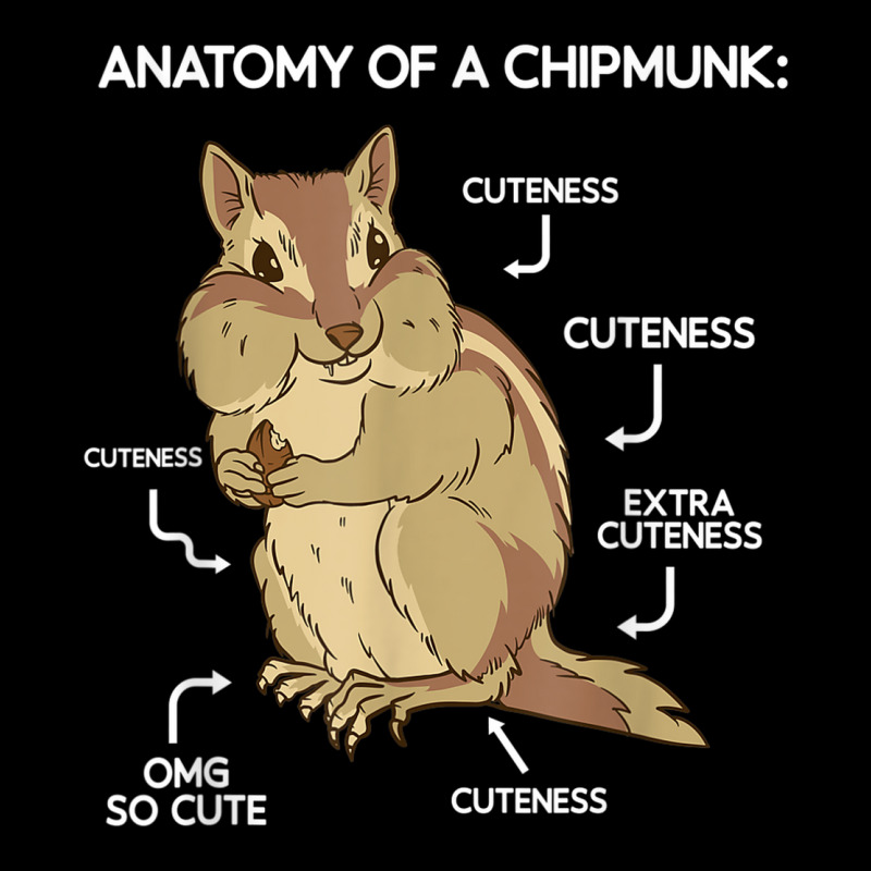 Anatomy Cute Chipmunk Pocket T-shirt | Artistshot