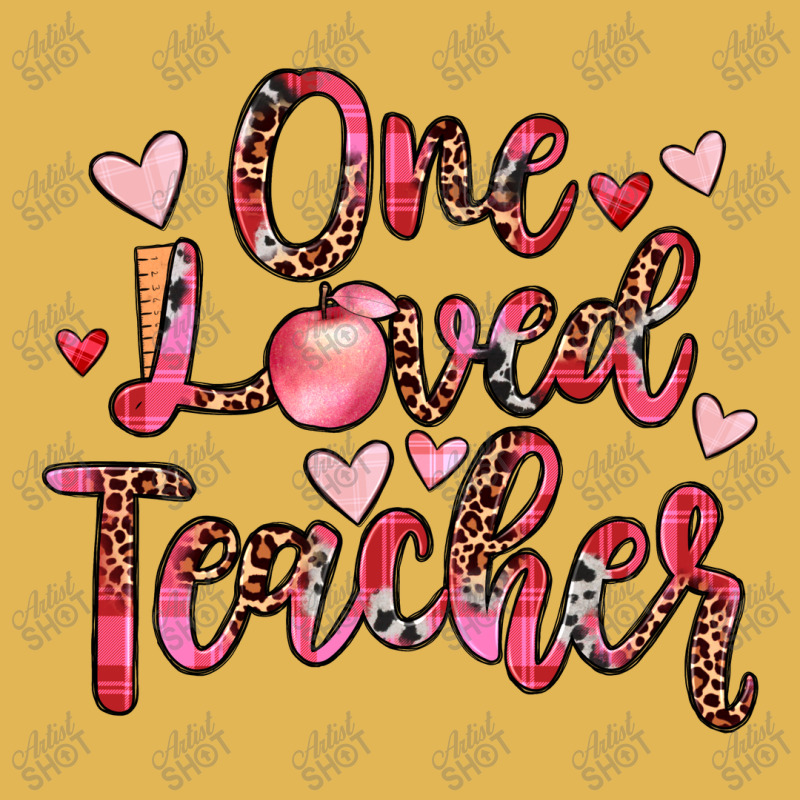 One Loved Teacher Vintage Hoodie And Short Set | Artistshot